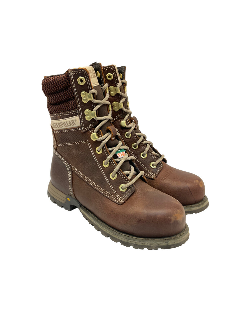 Caterpillar Women's 8” Clover Steel Toe Work Boots P311182 Brown Size 5M